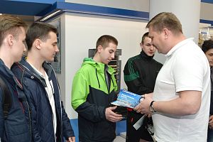 Встреча со спортсменами ХК "Знамя"