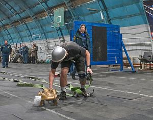 Соревнования заводских добровольных пожарных дружин
