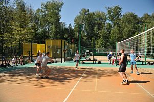 III заводские соревнования по парковому волейболу