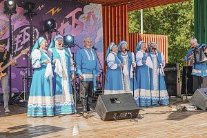 Рок-фестиваль "Небо" в городском парке, организованный МС 