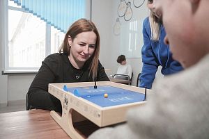 Турнир по аэрохоккею в АПК, организаторами которого стали активисты МС