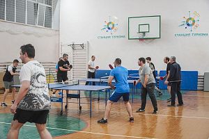 Соревнования по настольному теннису в рамках Х заводской спартакиады