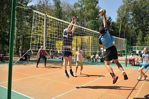 III заводские соревнования по парковому волейболу
