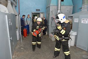 Плановые пожарные тренировки в цехе №16