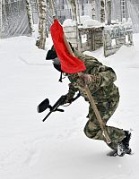 Молодежный совет провел первый зимний турнир по пейнтболу среди заводчан