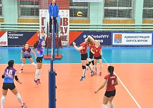 Женская волейбольная команда «Знамя» - лидер 1 круга чемпионата области среди команд 1-й лиги