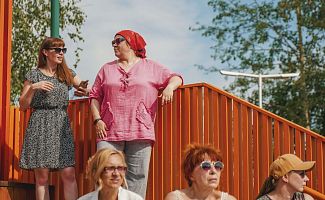 Рок-фестиваль "Небо" в городском парке, организованный МС 