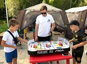В День молодежи МС организовал площадку с настольными играми в городском парке