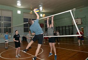 Товарищеская встреча по волейболу студентов АПК с командой Молодежного совета АПЗ
