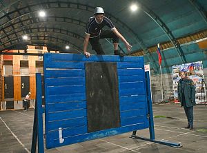 Соревнования заводских добровольных пожарных дружин