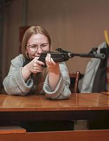 Соревнования по стрельбе из пневматической винтовки, организованные ППО