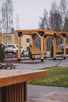 Завершено благоустройство территории профилактория «Морозовский» 