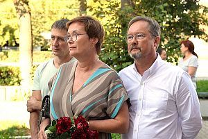 Открытие мемориальной доски Герою Соцтруда С.Ф. Мезину
