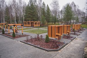 Завершено благоустройство территории профилактория «Морозовский» 