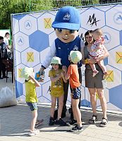 В День молодежи МС организовал площадку с настольными играми в городском парке